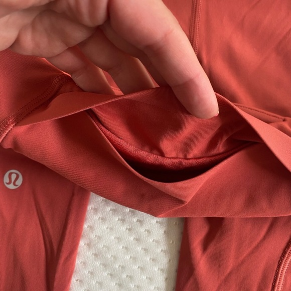 🍋 Lululemon Time To Sweat 7/8 25” Leggings Brick Rose - 6 - Picture 5 of 11